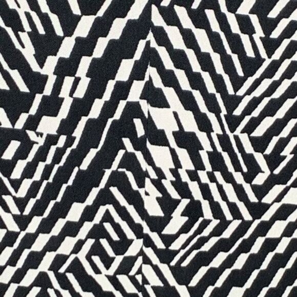 Kasper black white patterned blazer small size 6 office preppy old money style - Picture 10 of 12